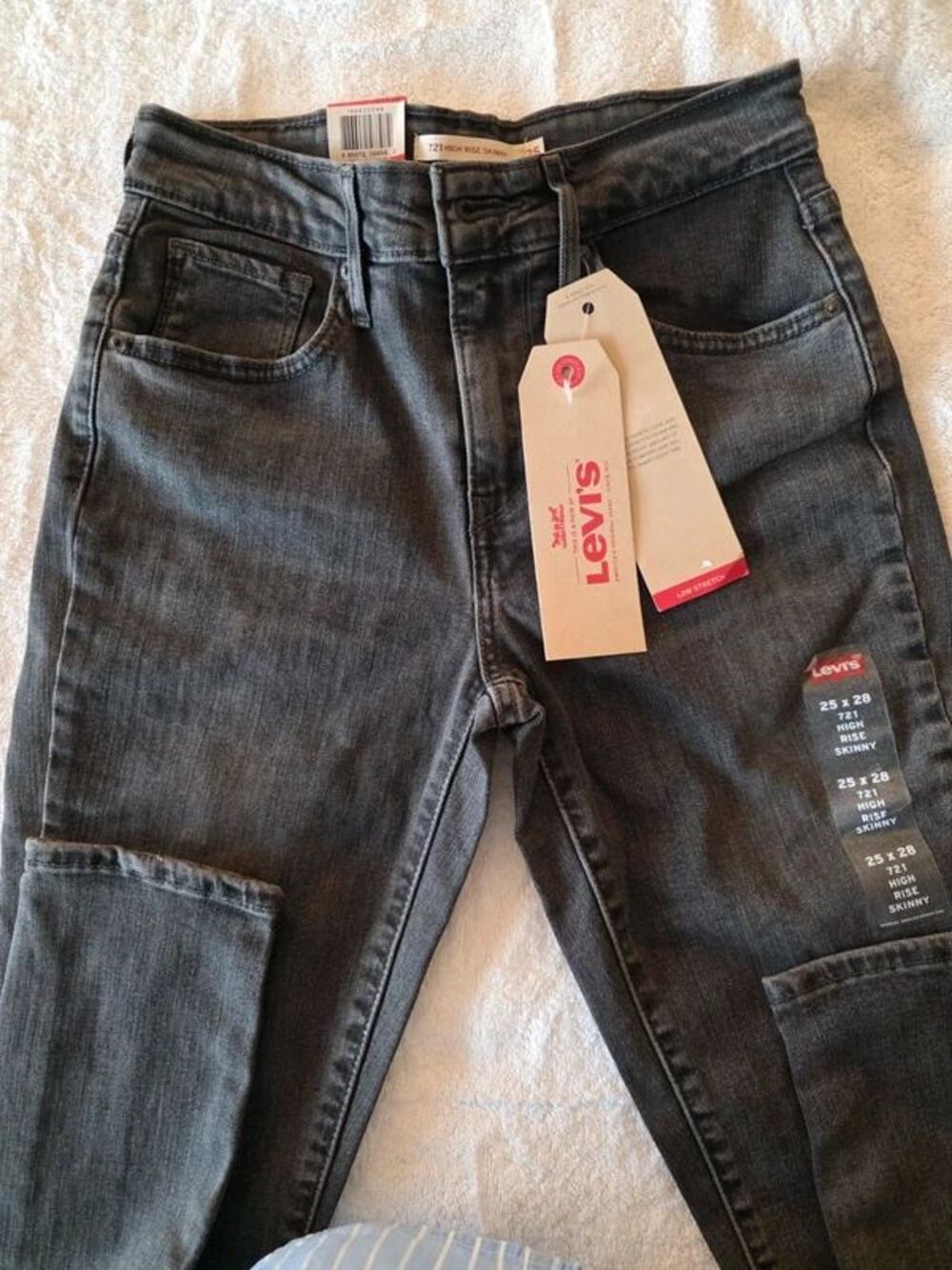 Levi’s 721 High Rise Skinny | Size 25x28 | Graphite Black